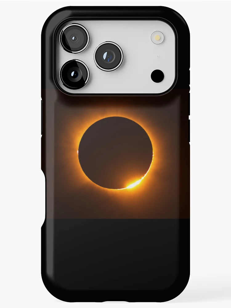 Thumbnail 1 of 4, iPhone Case, Diamond ring eclipse designed and sold by MomosDrawing.