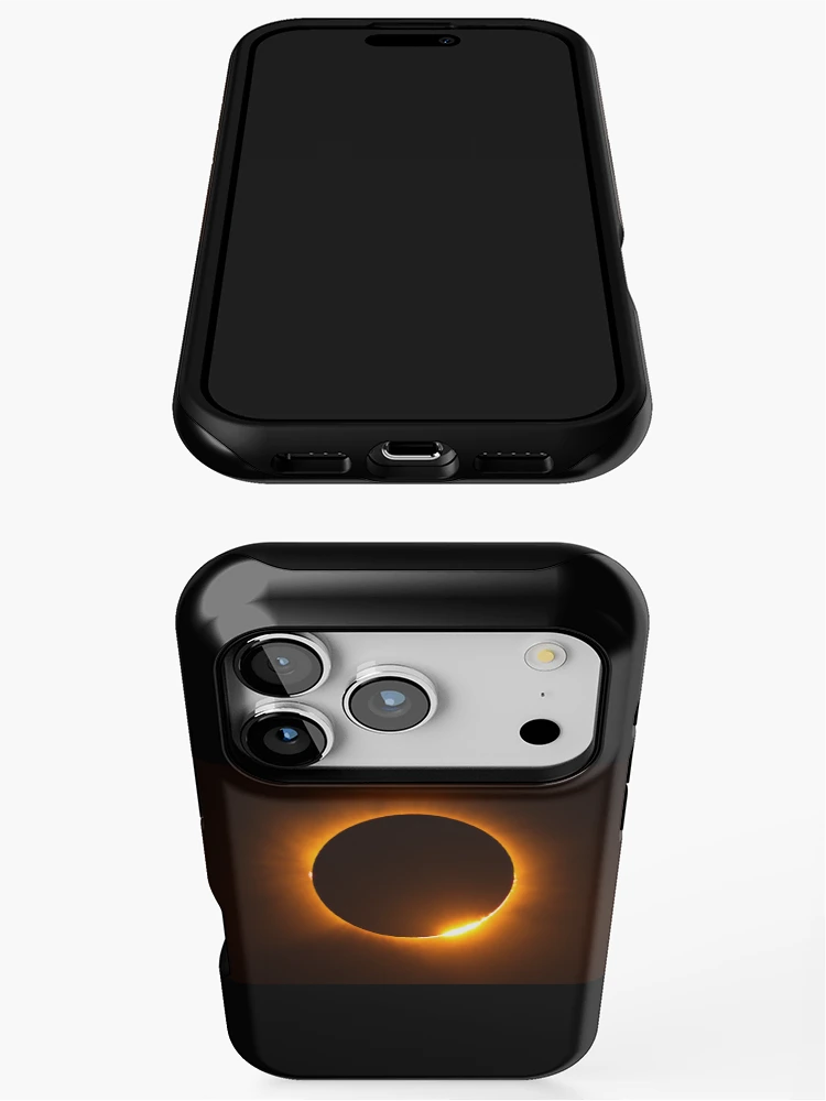Thumbnail 3 of 4, iPhone Case, Diamond ring eclipse designed and sold by MomosDrawing.