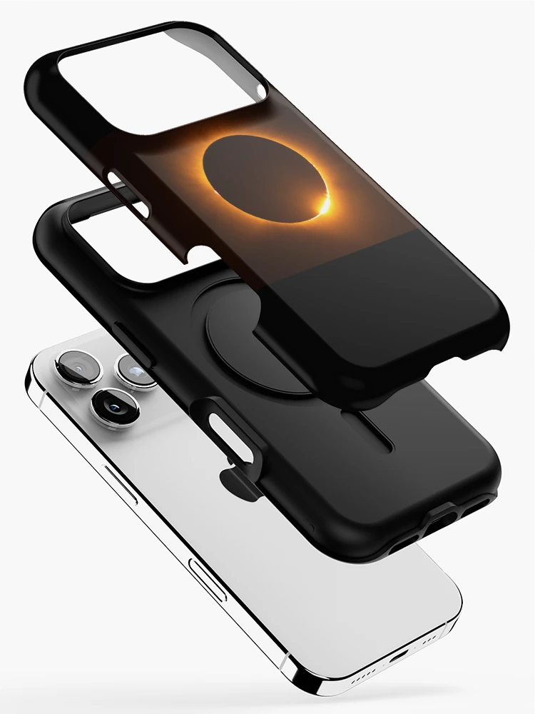 Thumbnail 2 of 4, iPhone Case, Diamond ring eclipse designed and sold by MomosDrawing.
