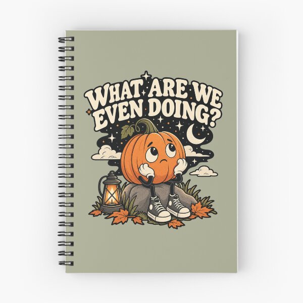 Item preview, Existential Pumpkin – What Are We Even Doing? Funny Halloween Pumpkin designed and sold by warlistop.