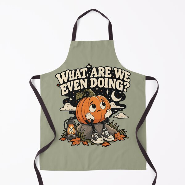 Item preview, Existential Pumpkin – What Are We Even Doing? Funny Halloween Pumpkin designed and sold by warlistop.