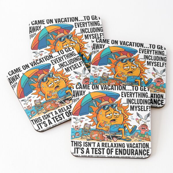 Item preview, Vacation Blues: The Sun’s Stressful Day at the Beach designed and sold by maplesoulkiller.