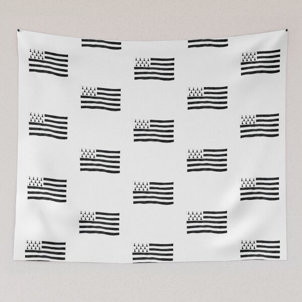 Item preview, Breton Flag Gwenn Ha Du designed and sold by rianroblewski.