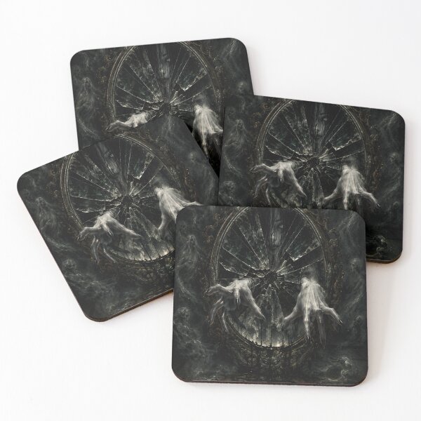 Item preview, Onryo Haunted Mirror Japanese Horror Art designed and sold by MouradStudio.