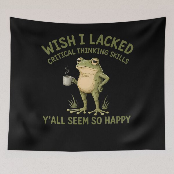 Item preview, Funny Frog Sarcastic Frog designed and sold by Trippy-Toad.