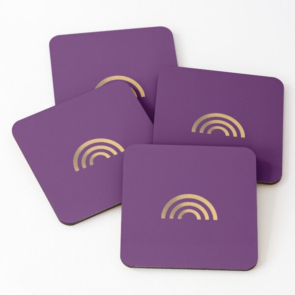 Item preview, Gold Rainbow Royal Purple Background designed and sold by GemsAnatomy.