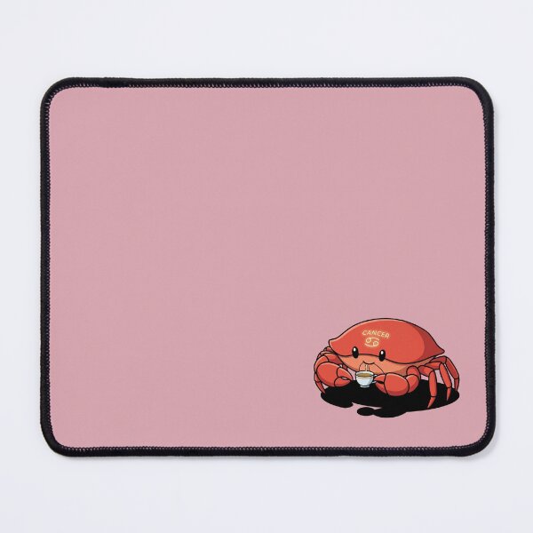 Item preview, Cancer Zodiac Cozy Crab Sipping Tea Cute Astrology designed and sold by Rare By Hero.
