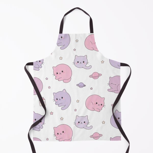 Item preview, Cute Kawaii Space Cats & Planets Seamless Pattern designed and sold by Dabis26.