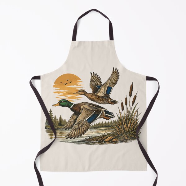 Item preview, Retro Flying Mallard Duck, Classic Waterfowl Hunting, Vintage Wetland Wildlife Nature designed and sold by Cchotlan.
