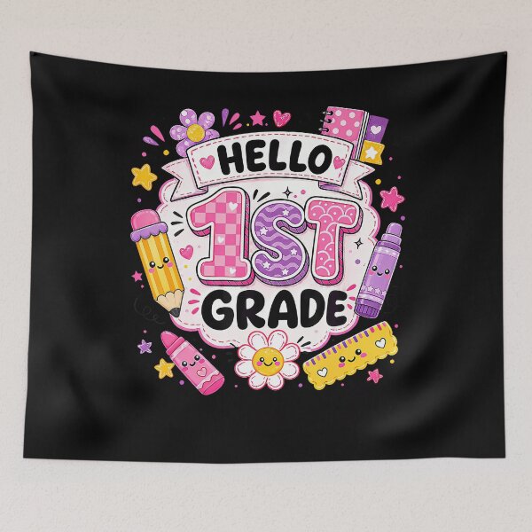 Item preview, Hello 1st Grade designed and sold by Trippy-Toad.