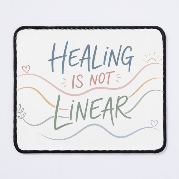 Item preview, Healing Is Not Linear – Mental Health Awareness Quote – Dotted Mandala Art – Growth Mindset Design designed and sold by bobscraze.
