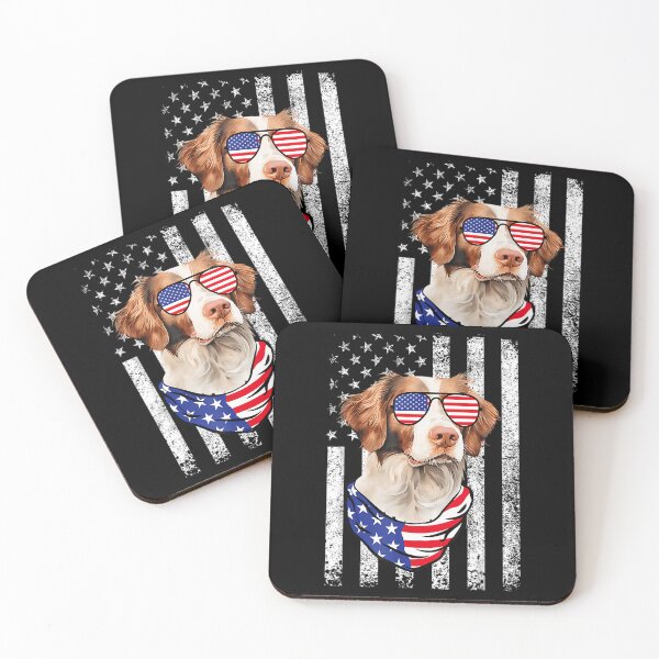 Item preview, Brittany Spaniel American Flag Usa Patriotic 4Th Of July designed and sold by rianroblewski.