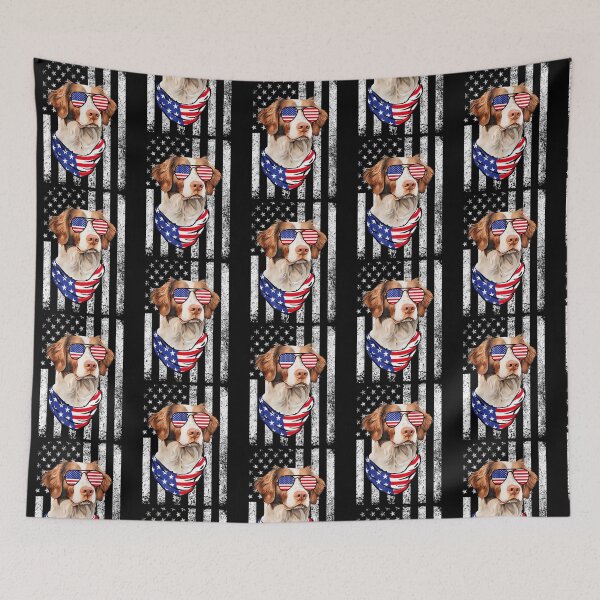 Item preview, Brittany Spaniel American Flag Usa Patriotic 4Th Of July designed and sold by rianroblewski.