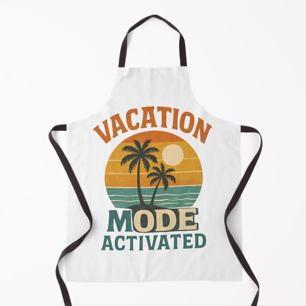 Item preview, Vacation Mode Activated Retro Sunset Palm Trees Beach designed and sold by Photo-Sphere101.