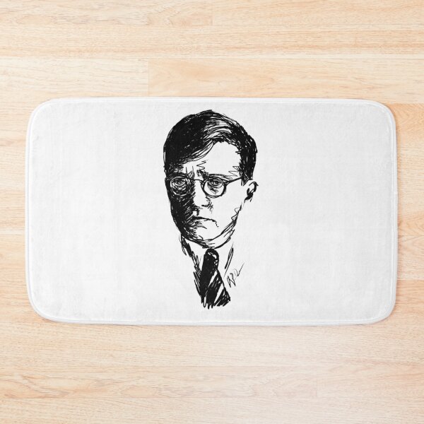 Item preview, Shostakovich drawing in black designed and sold by Johnieclaire.