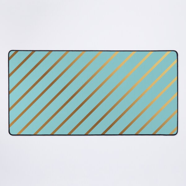 Item preview, Gold Diagonal Lines Bohemian Blue Background designed and sold by GemsAnatomy.
