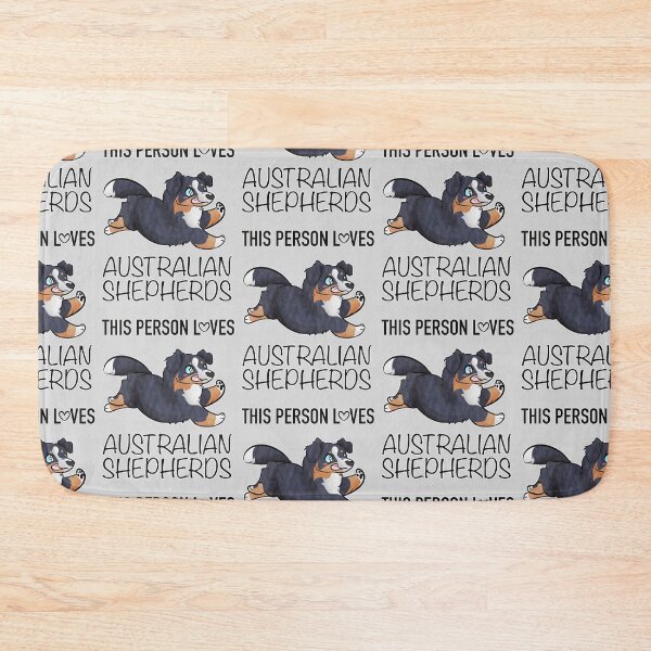 Item preview, This Person Loves AUSTRALIAN SHEPHERDS (Natural) designed and sold by Sparklepupfaeri.