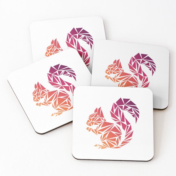 Item preview, Geometric Squirrel - Sunset designed and sold by Espyr.Art.