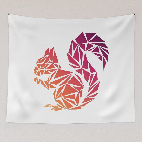 Item preview, Geometric Squirrel - Sunset designed and sold by Espyr.Art.