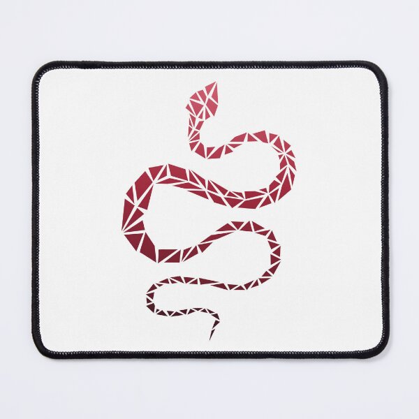 Item preview, Geometric Snake - Burgundy designed and sold by Espyr.Art.