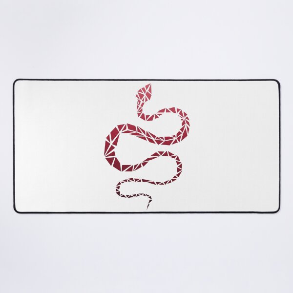 Item preview, Geometric Snake - Burgundy designed and sold by Espyr.Art.