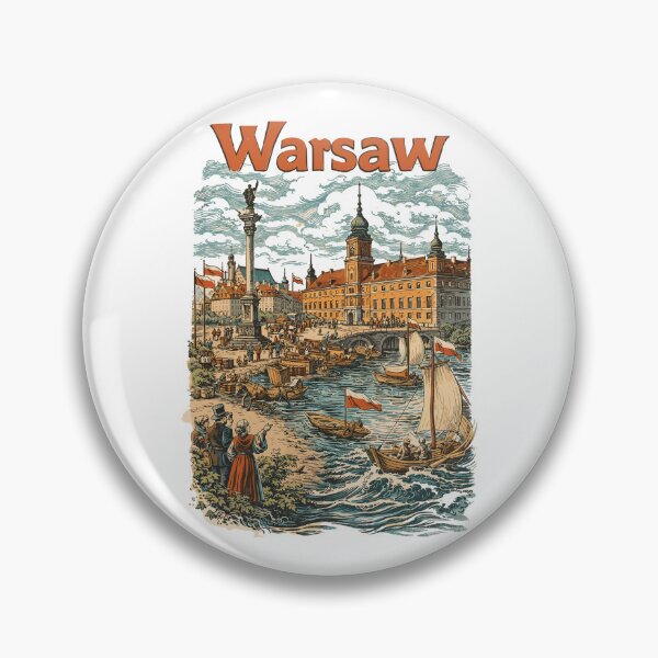 Item preview, Warsaw 1800 Vintage Design | Duchy of Warsaw designed and sold by Pineapple-Tree.