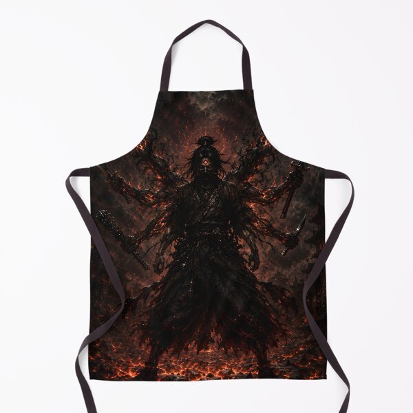 Item preview, Asura Ronin Six Armed Demon Samurai Art designed and sold by MouradStudio.