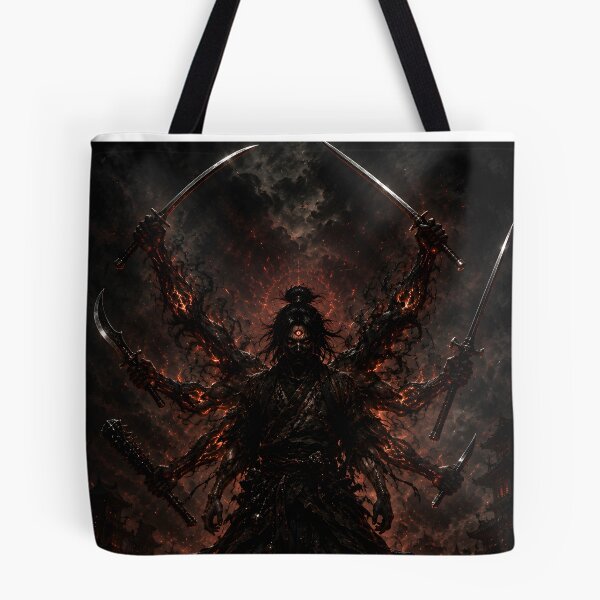 Item preview, Asura Ronin Six Armed Demon Samurai Art designed and sold by MouradStudio.