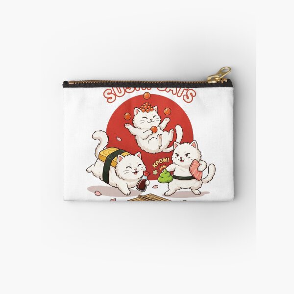 Item preview, Sushi Kitty Trio – Cute Japanese Food Cats designed and sold by Timegraf.