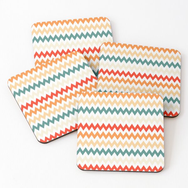 Artikelvorschau, Retro-farbenes Chevron-Zickzack-Muster entworfen und verkauft von CricketDoodles.