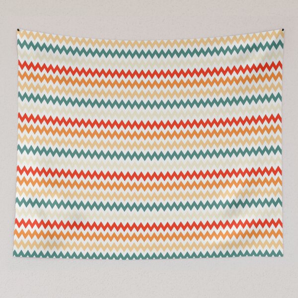 Item preview, Retro Colorful Chevron Zigzag Geometric Pattern designed and sold by CricketDoodles.