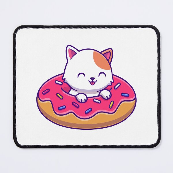 Item preview, Cute Cat Sitting in a Frosted Donut designed and sold by TotalityDesigns.