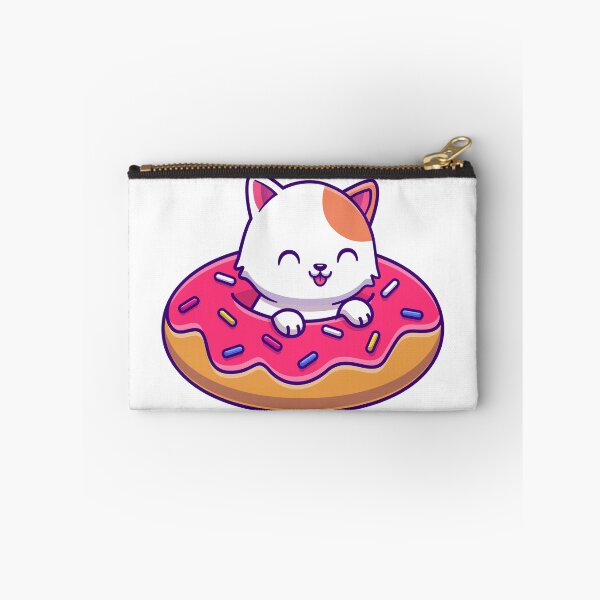 Item preview, Cute Cat Sitting in a Frosted Donut designed and sold by TotalityDesigns.