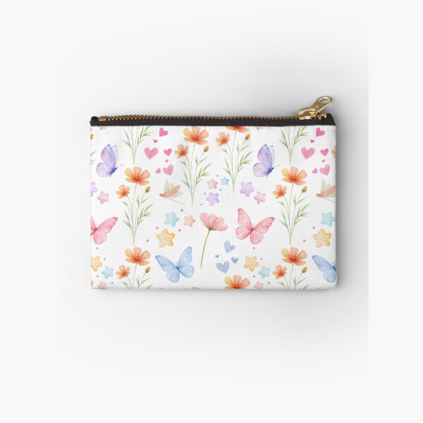 Item preview, Pastel Watercolor Butterflies & Flowers Seamless Pattern designed and sold by SmallDart Creations.