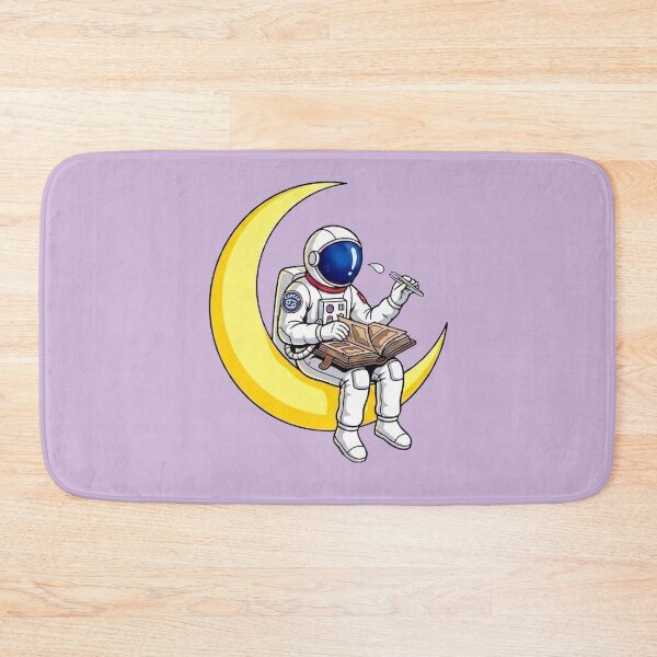 Item preview, Cancer Zodiac Nostalgic Astronaut on Crescent Moon designed and sold by Rare By Hero.