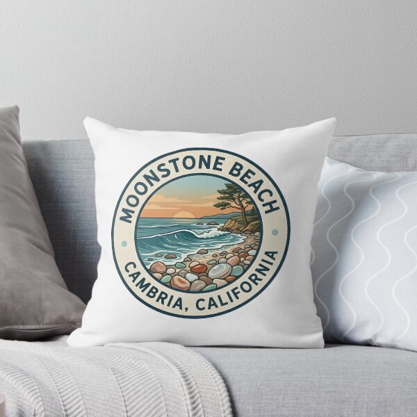 Item preview, Moonstone Beach Cambria California Vintage Coastal Badge designed and sold by LittleArij.