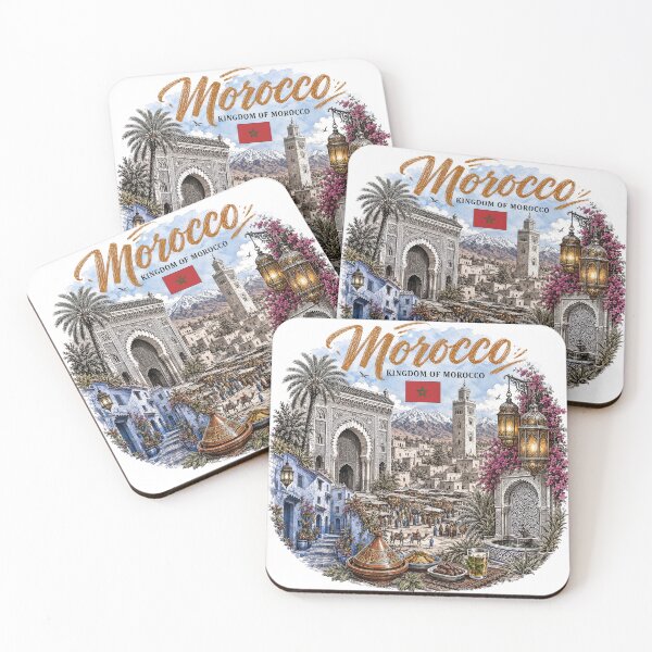 Aperçu de l'œuvre Art de voyage vintage du Maroc créée et vendue par CHC.