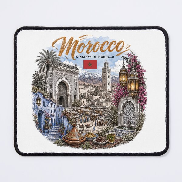 Item preview, Morocco Vintage Travel Art designed and sold by CHC.