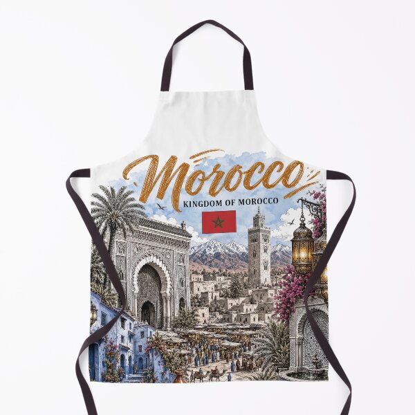 Item preview, Morocco Vintage Travel Art designed and sold by CHC.