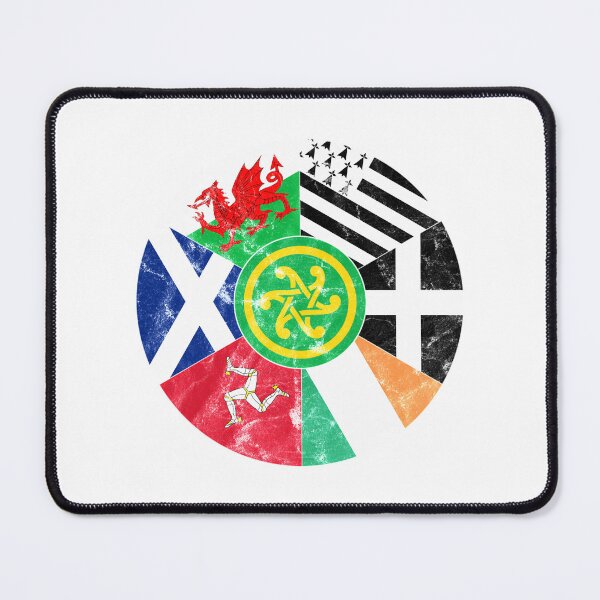 Item preview, Celtic Nations Flags Pan Celtic Wales Scotland Ireland Brittany Cornwall Isle Of Man designed and sold by rianroblewski.