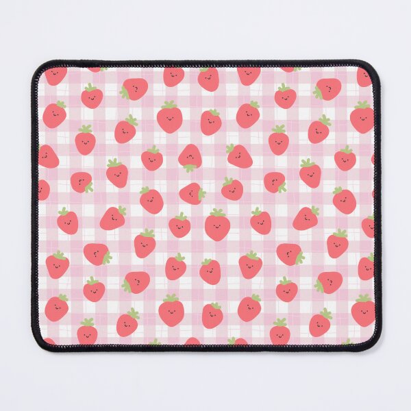 Item preview, Cute Strawberry Pink Gingham Pattern designed and sold by EeshaArshad.