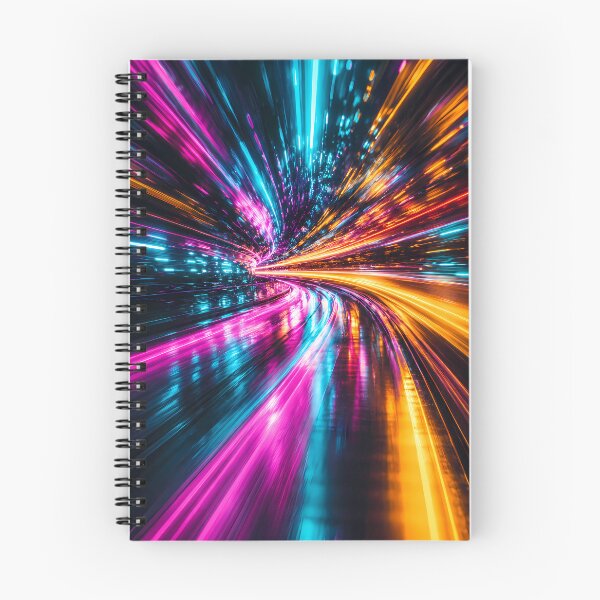 Item preview, Cyberpunk Neon Warp Drive designed and sold by DDFolio.