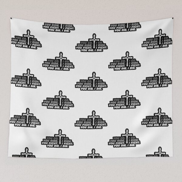 Item preview, Go. Ride. Fight. Die. designed and sold by Royal-teiner.