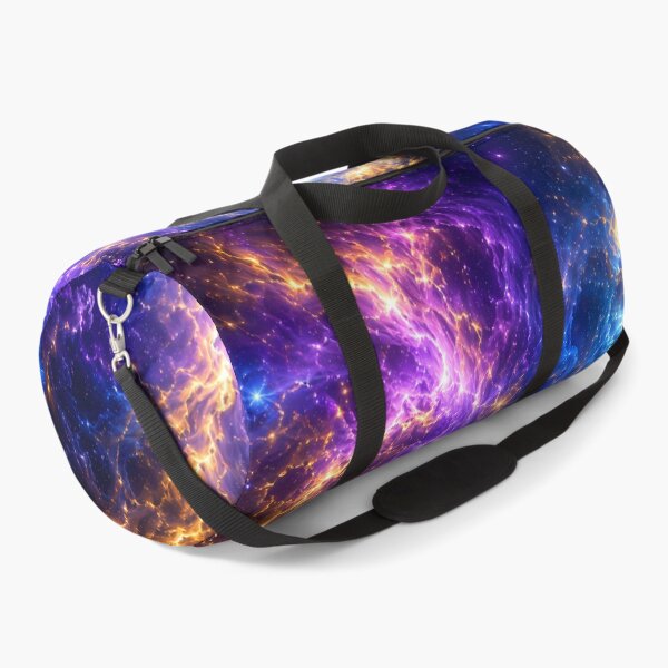 Aperçu de l'œuvre Vortex de supernova : Art spatial or et bleu créée et vendue par DDFolio.
