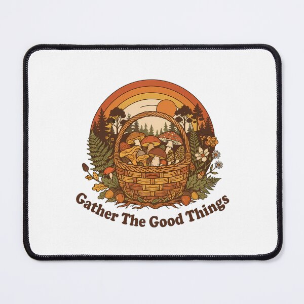Item preview, Gather The Good Things Cottagecore Woodland Graphic designed and sold by SHOP-Corner.