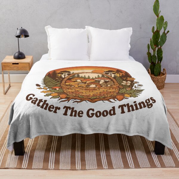 Item preview, Gather The Good Things Cottagecore Woodland Graphic designed and sold by SHOP-Corner.