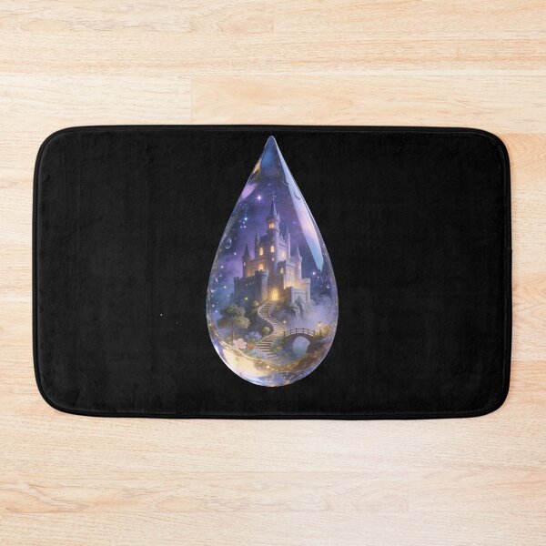 Item preview, Enchanted Castle Inside a Magical Water Drop Fantasy designed and sold by OksArtStudio.