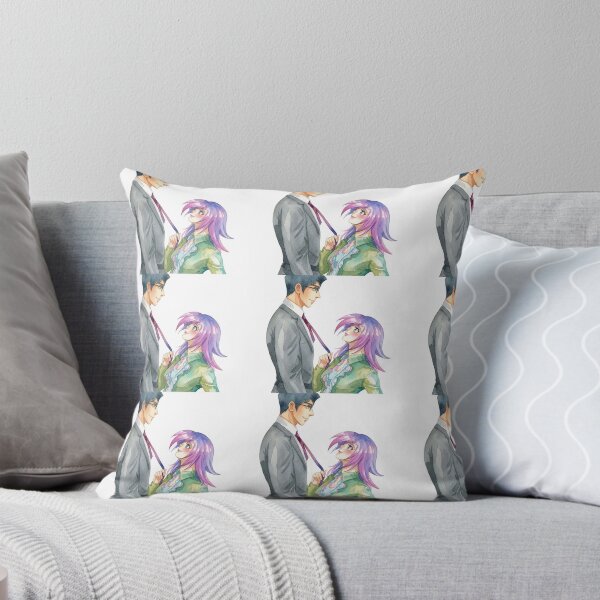 Item preview, Playful Anime Romance Watercolor Illustration designed and sold by KaleChub.