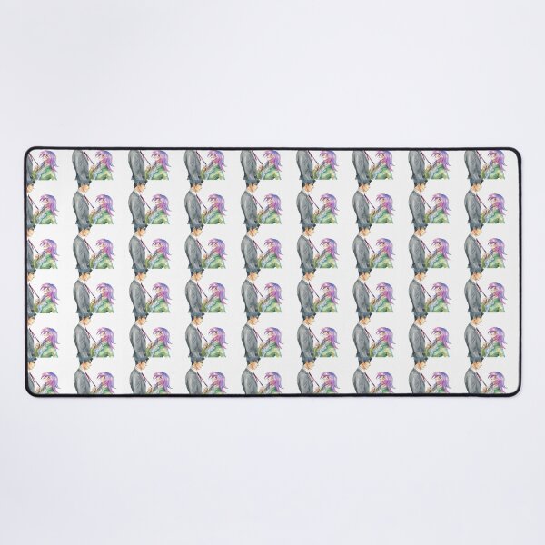 Item preview, Playful Anime Romance Watercolor Illustration designed and sold by KaleChub.