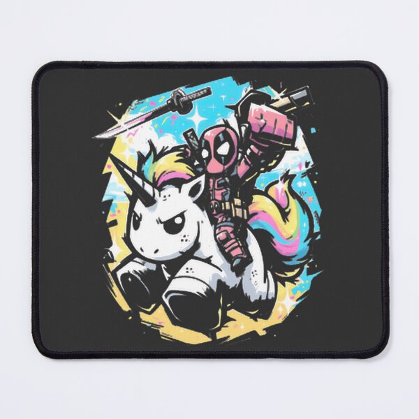 Item preview, Deadpool Riding Rainbow Unicorn - Funny Marvel Geek Gift PERFECT GIFT FOR YOU AND FRIENDS designed and sold by NewVision-Shop.